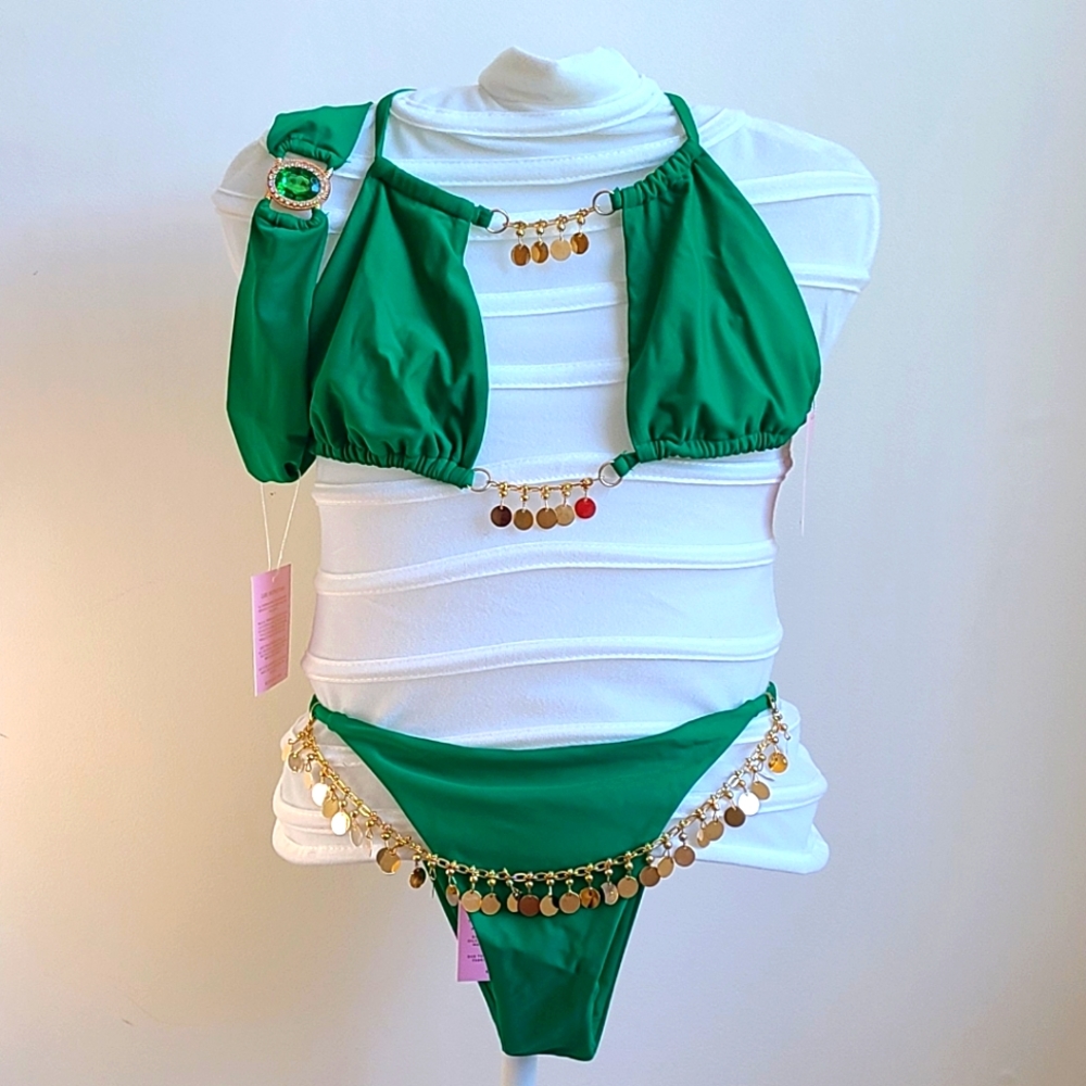 Moda Minx 3 Peice Havana Bikini in Emerald